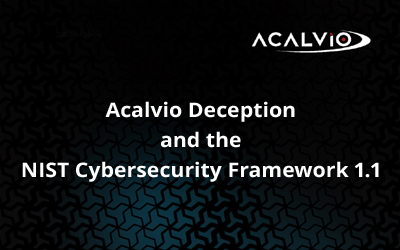 Acalvio Deception and the NIST Framework