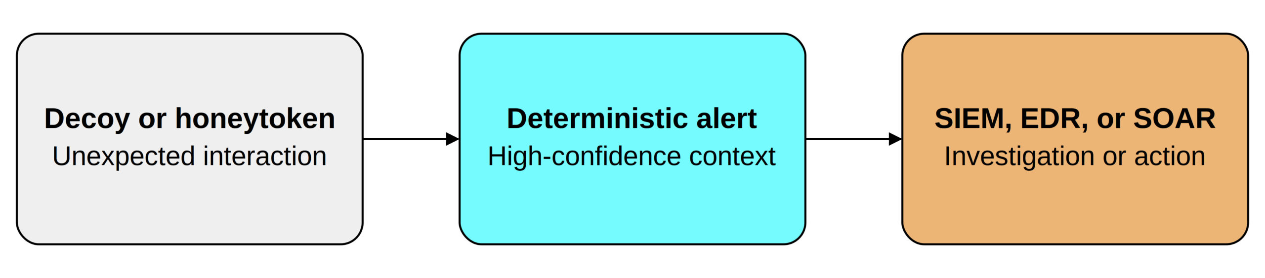 How a deception signal becomes action